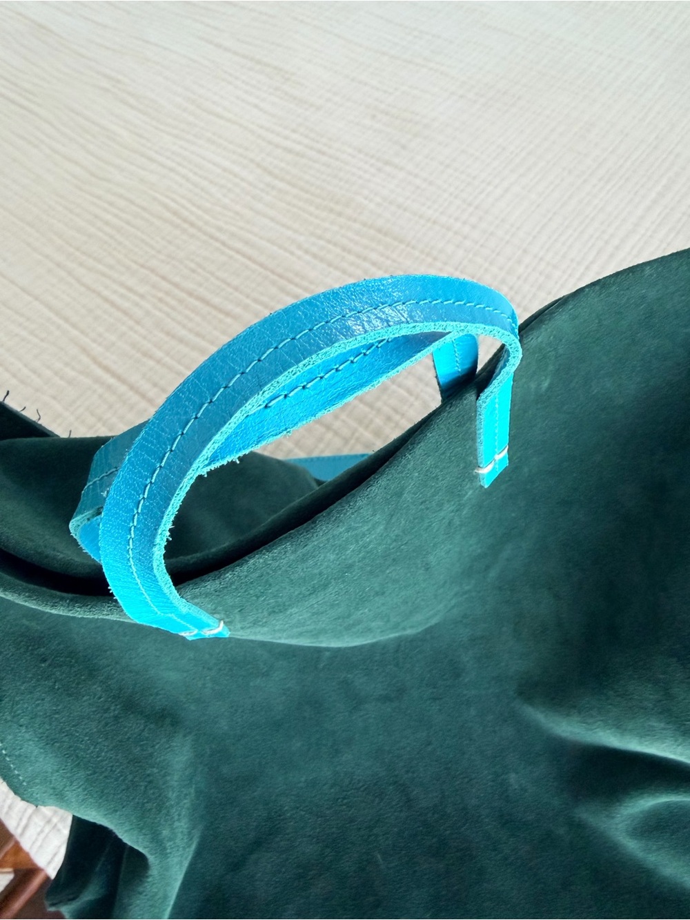 Clare V. Simple tote green suede - Picture 8 of 8